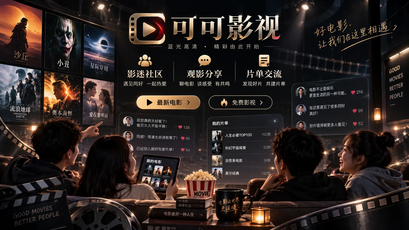 可可影视视频社区与创作交流